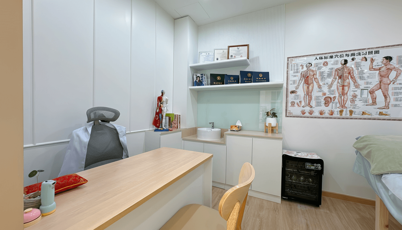 Chinese medicine consultation room