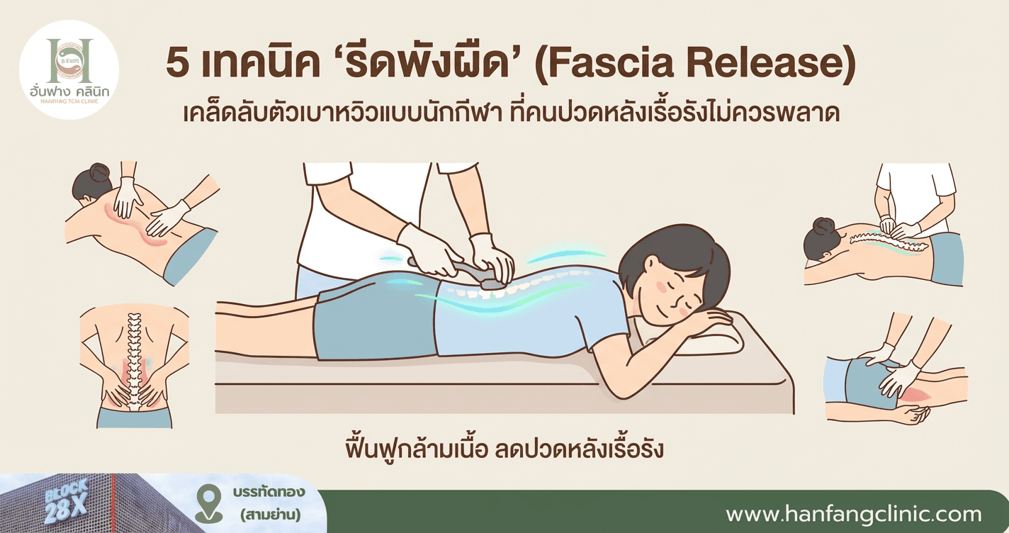5 เทคนิค ‘รีดพังผืด’ (Fascia Release) เคล็ดลับตัวเบาหวิวแบบนักกีฬา ที่คนปวดหลังเรื้อรังไม่ควรพลาด