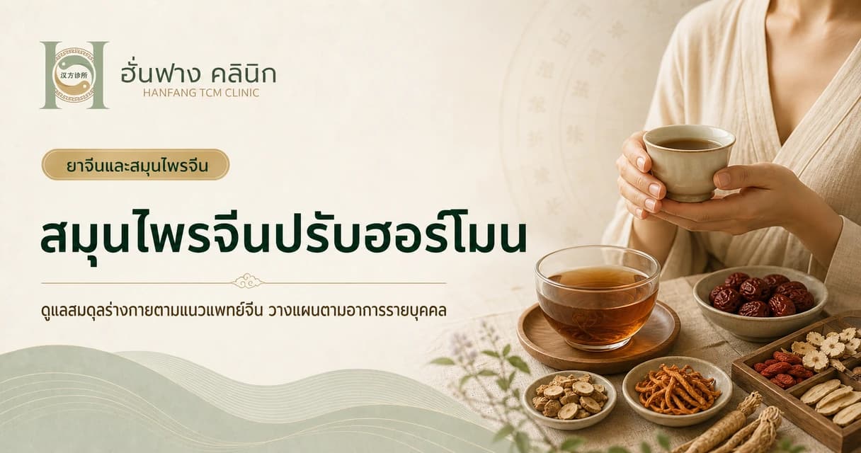 สมุนไพรจีนปรับฮอร์โมน: ดูแลสมดุลร่างกายตามแนวแพทย์จีน