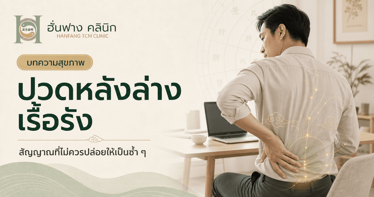 ปวดหลังล่างเรื้อรัง เกิดจากอะไร? สัญญาณที่ไม่ควรปล่อยไว้นาน